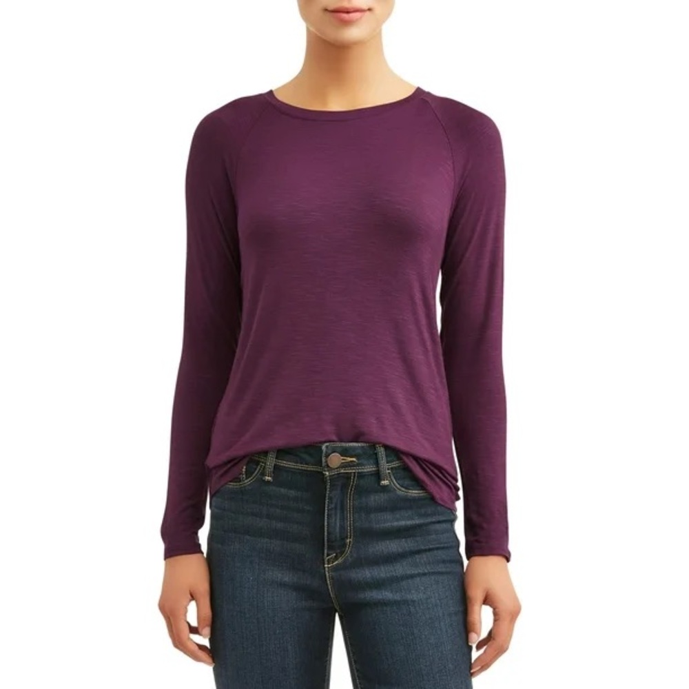 ROOTS Purple Long Sleeve Top
